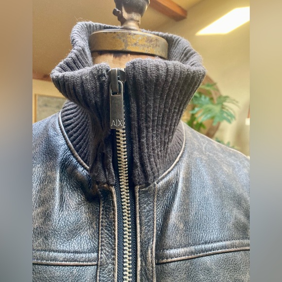 Vintage Levi’s Distressed Leather Bomber/Flight Jacket SOLD - Picture 6 of 10